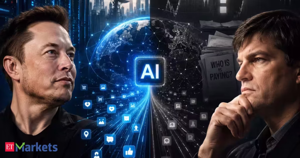 Elon Musk vs Michael Burry: World’s richest man says AI internet traffic will outpace humans, market expert asks who is paying